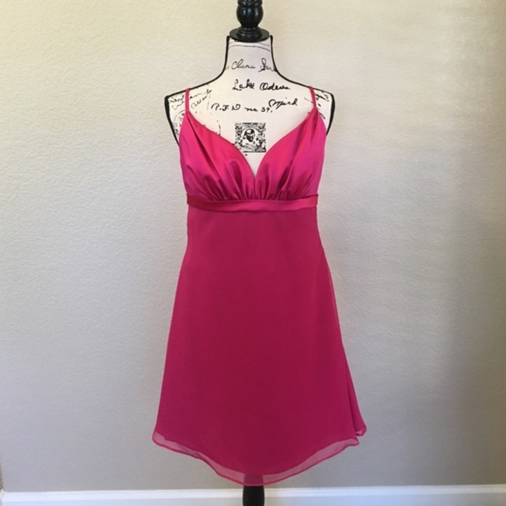 Beautiful hot pink dress worn once for a wedding